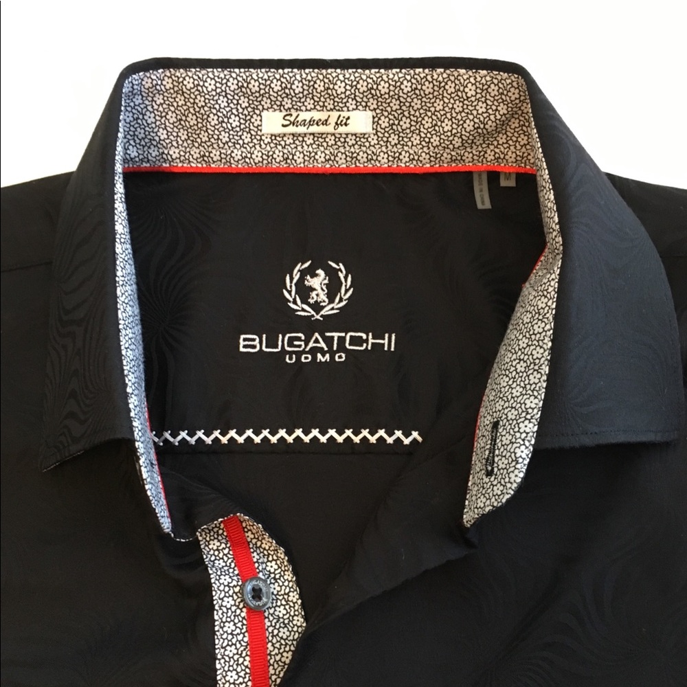 Bugatchi Uomo Men’s Button Down Shirt Flip Cuff
